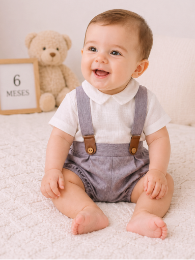 Conjunto bebé niño Megala CALAMARO BABY  Excellentt17803