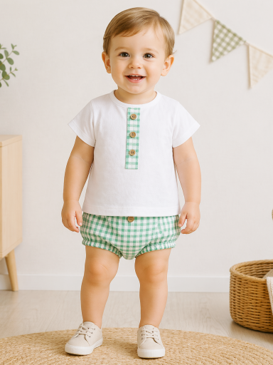 Conjunto bebé niño Prunela Calamaro Baby 17955.jpg