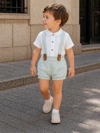 Conjunto Hinojo bebé niño Calamaro Baby 17959.jpg