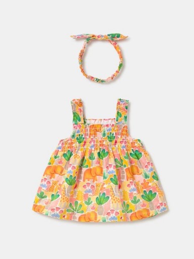 Vestido con diadema bebé niña Mayoral [1]