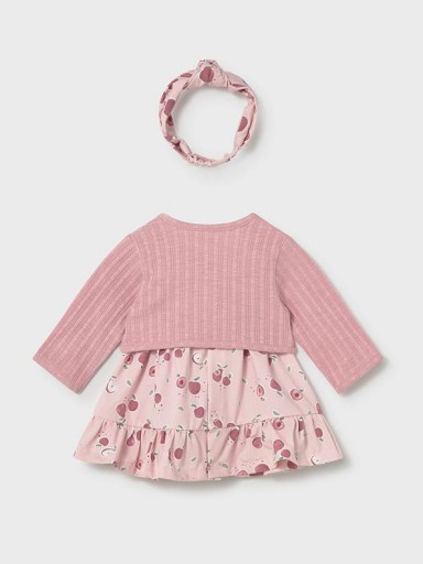 Vestido bebé niña 3 piezas Mayoral [1]