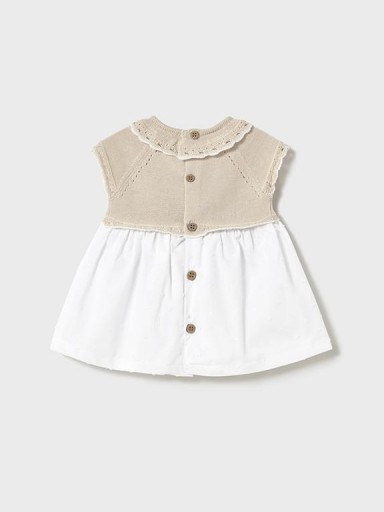 Vestido combinado bebé niña Mayoral [1]