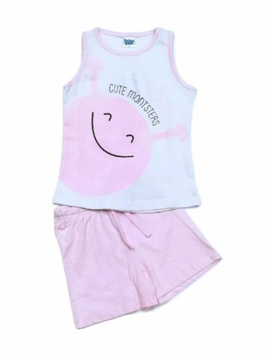 PIJAMA NIÑA S/MANGAS "BOOOOO"