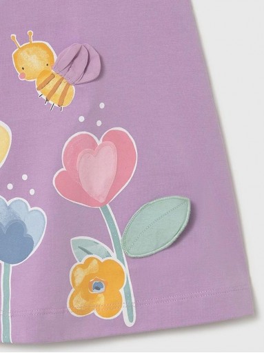 Vestido punto estampado niña Mayoral [3]