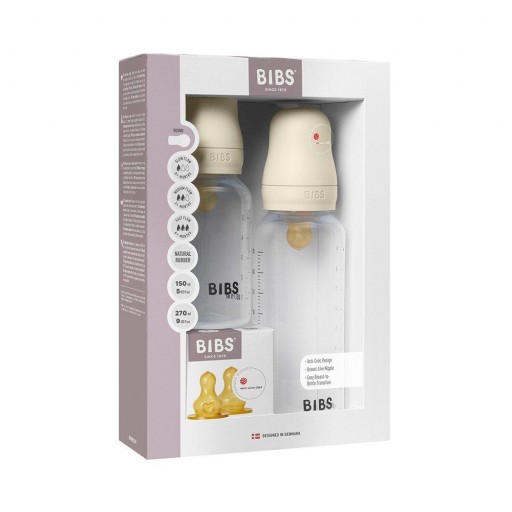 2 Biberones Plástico BIBS Látex 150/270 ml [1]
