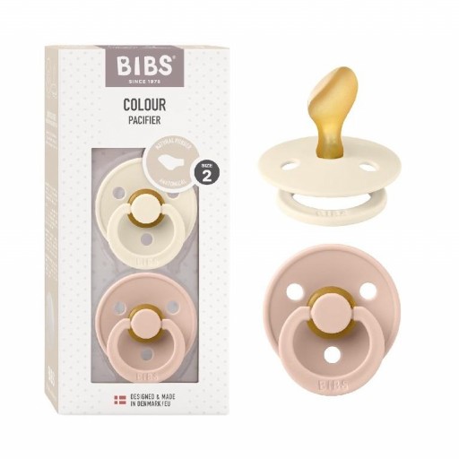 2 Chupetes BIBS Colour Tetina Látex Anatómica - 2 Tallas [2]