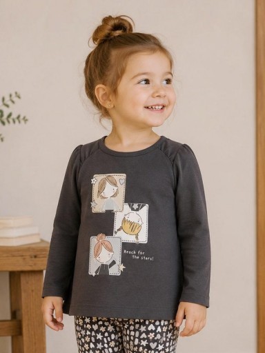 Camiseta niña manga larga Mayoral 2081 PLOMO.JPG