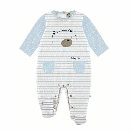 Pijama Pelele Yatsi bebé niño algodón fino entretiempo "BABY BEAR"