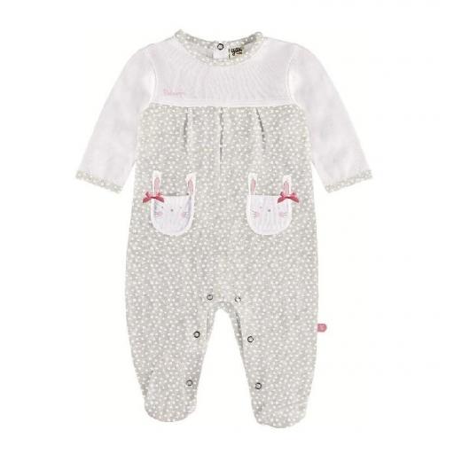 Pijama Pelele Yatsi bebé niña algodón fino entretiempo"BUNNY"