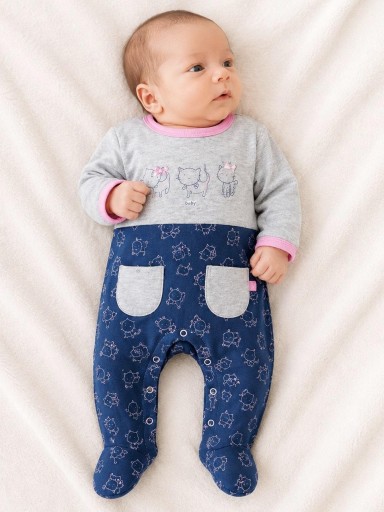 Pijama pelele Yatsi bebé niña de algodón interlock 21220362.jpg