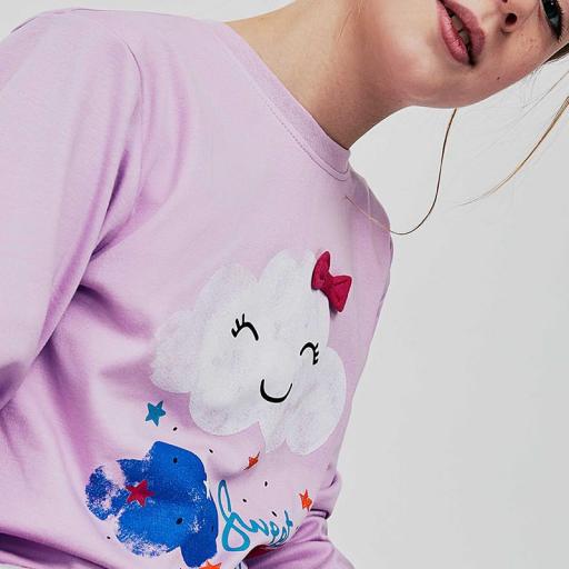 Pijama niña juvenil algodón interlock TOBOGAN Sweet Dreams   [3]