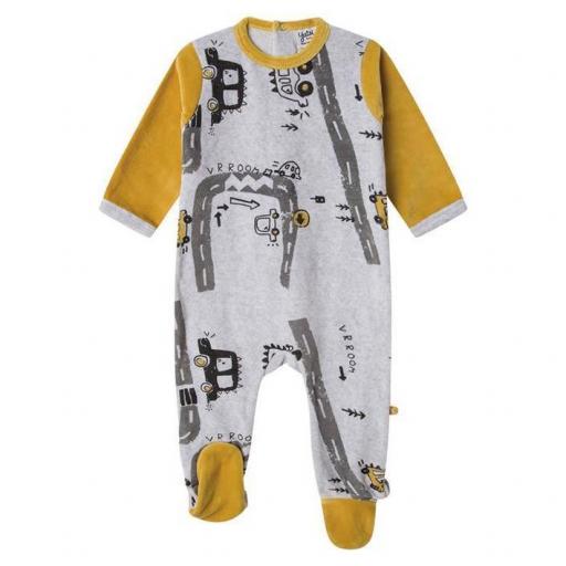 Pijama Pelele bebé niño YATSI Vroom [1]