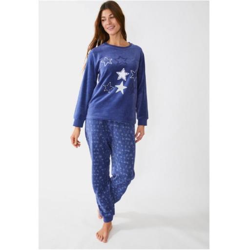 Pijama mujer terciopelo DIASSI Stars [1]