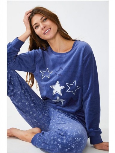 Pijama mujer terciopelo DIASSI Stars