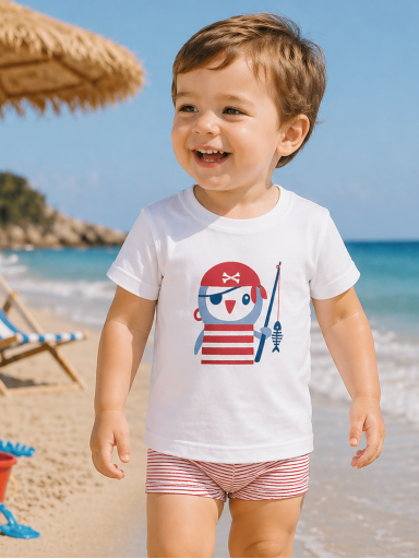 Conjunto Baño niño Pirata CALAMARO BABY  [1]