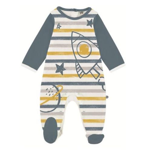 Pijama Pelele bebé niño primavera YATSI Space