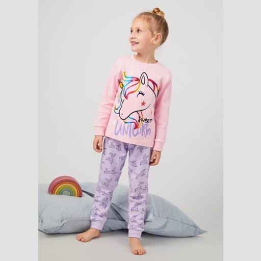 Pijama niña algodón Uniornio de Tobogan 23207201.jpg