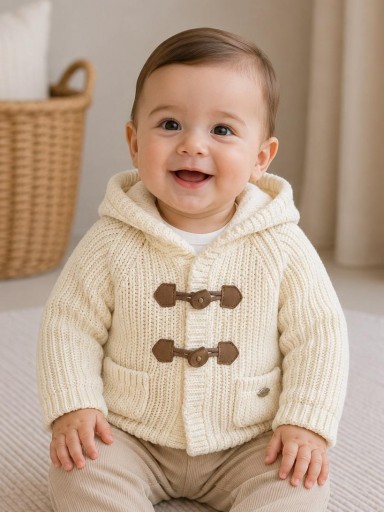 Cardigan tricot forrado bebé niño Mayoral 2330.JPG
