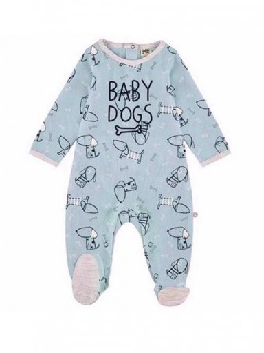 Pijama Pelele bebé niño primavera YATSI Baby Dogs 24110406.jpg