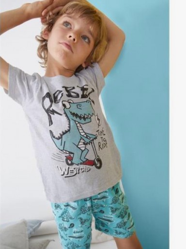 Pijama niño manga corta TOBOGAN Rebel [1]