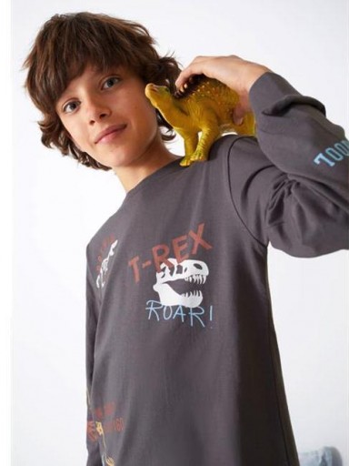 Pijama niño juvenil primavera TOBOGAN T-Rex [1]