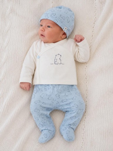 Conjunto Polaina Interlock Recién Nacido YATSI Polarbear