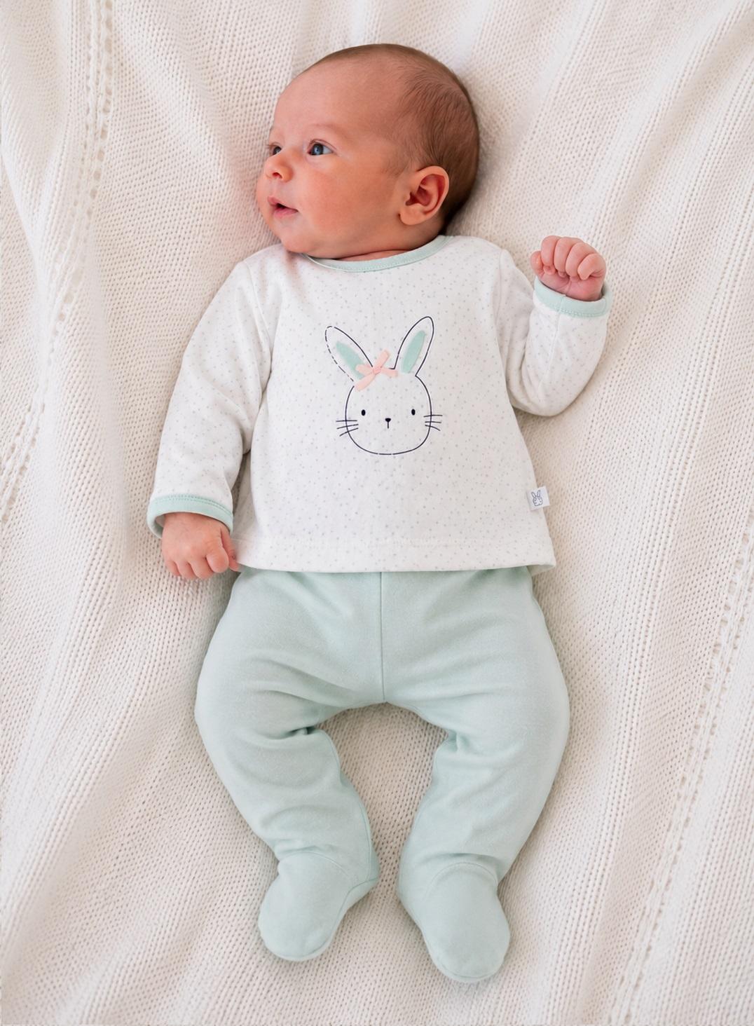 Conjunto Polaina Interlock Primera Puesta YATSI Rabbit