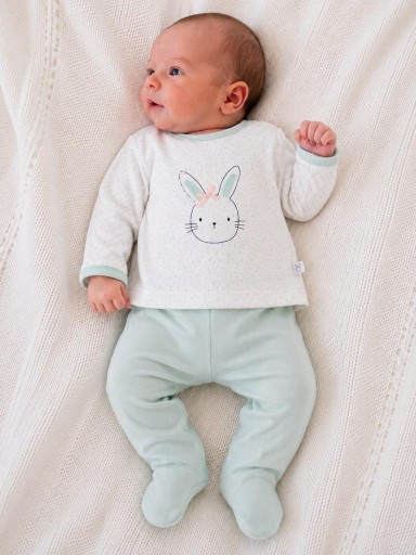 Conjunto Polaina Interlock Primera Puesta YATSI Rabbit