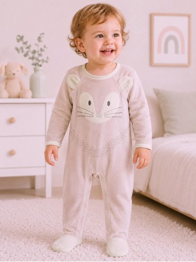 Pijama Pelele terciopelo bebe niña Yatsi 24200448.jpg