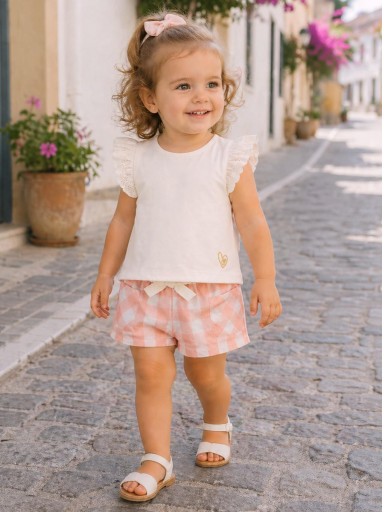 Conjunto bebé niña CANADA HOUSE Vichy 24361540.png