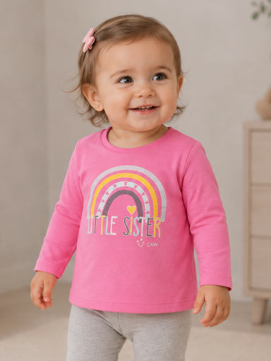 Camiseta bebé niña manga larga Canada House 24467020.jpg