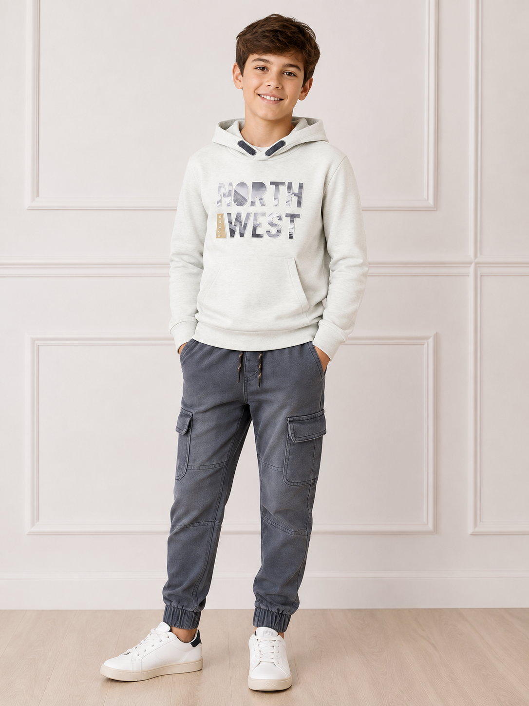 Sudadera capucha niño Canada House 24476131.jpg