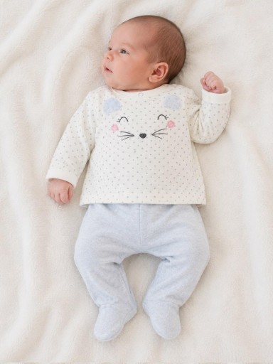 Conjunto Polaina terciopelo Primera Puesta YATSI Petite Sourise