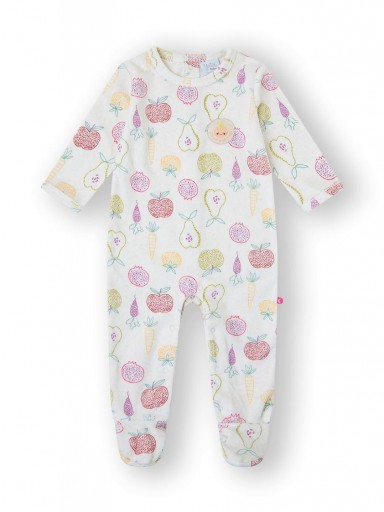 Pijama Pelele bebé niña terciopelo YATSI Home Grown