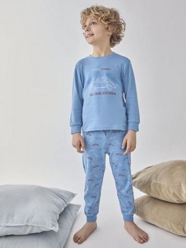 Pijama niño algodón interlock TOBOGAN Voiture [1]