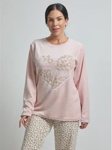 Pijama mujer terciopelo DIASSI Heart [1]