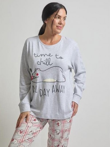 Pijama mujer algodón interlock DIASSI Chill [1]