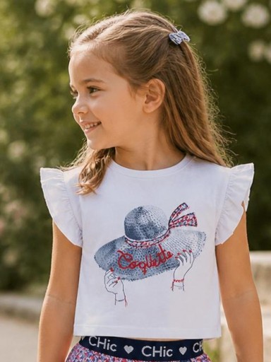 Camiseta Niña manga corta Canada House 25384011.jpg