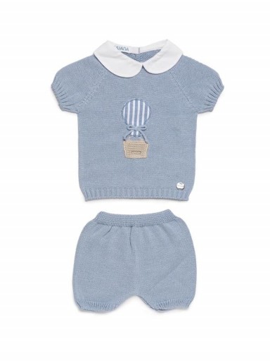 Conjunto corto hilo bebé JULIANA Melocotón [1]