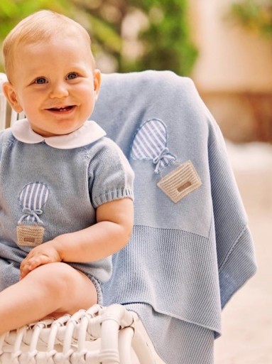 Toquilla hilo bebé JULIANA Melocotón