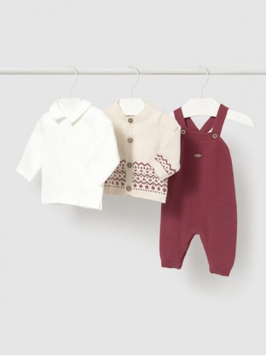 Conjunto Peto tricot 3 piezas Bebé Niño Mayoral 2609.JPG [0]