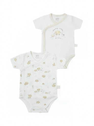 Pack 2 bodys primera puesta manga corta YATSI Choosing Cuddles for Today