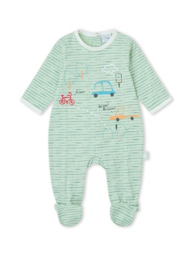 Pijama Pelele recién nacido primavera YATSI Brum! Bruum!!