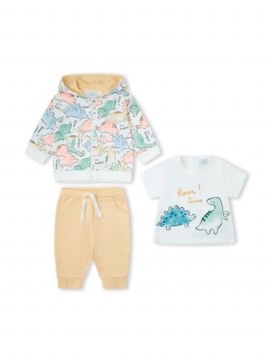 Chándal Primavera bebé niño 3 piezas YATSI Roar Dino