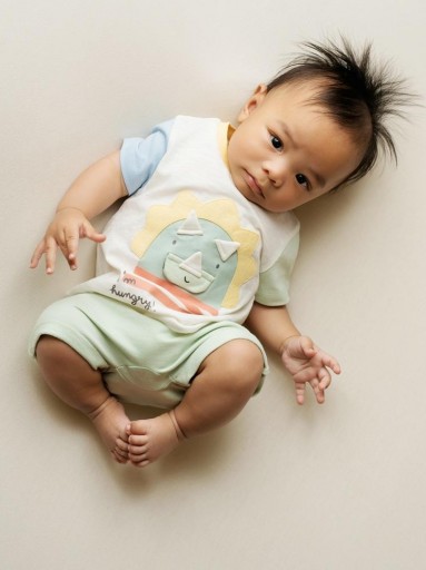 Conjunto Punto Corto bebé niño YATSI I´m hungry [1]