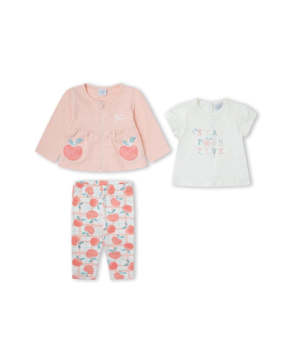 Conjunto Legging 3 piezas bebé niña Yatsi 26110802.jpg
