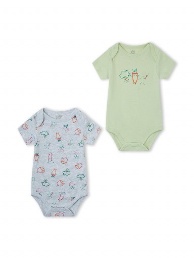 Pack 2 Bodys bebé niño manga corta Yatsi  26111002.jpg