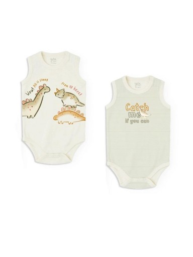Pack 2 bodys bebé niño sin mangas YATSI 26111061.jpg