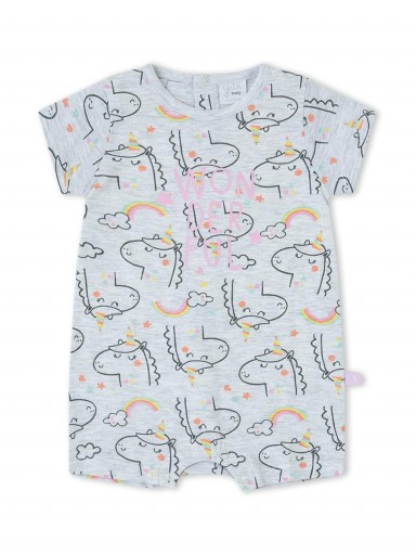 Pelele corto bebé niña YATSI Wonderful