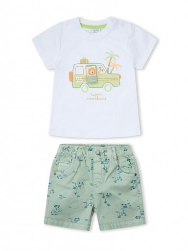 Conjunto Bermuda bebé niño YATSI Safari Adventures [1]